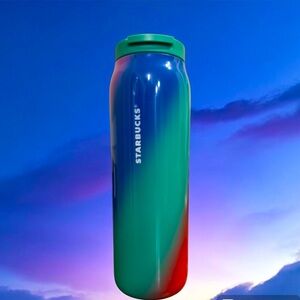 Starbucks 2022 Green Red Pink Blue Stainless Steel Tumbler 20oz